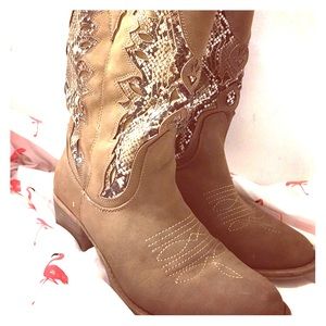 Snakeskin Boots